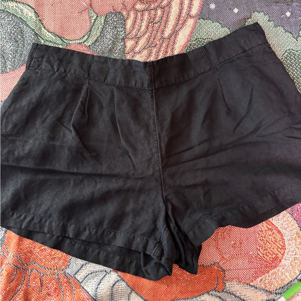 LOFT High Waist Black Shorts